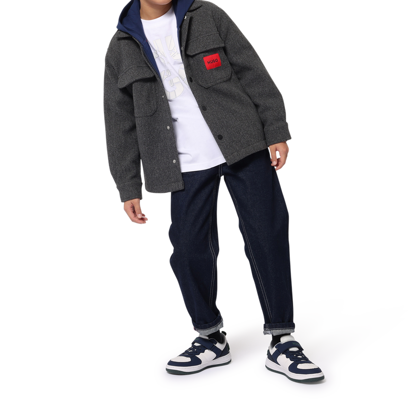 Hemdjacke im Filzlook HUGO 
                        BOY