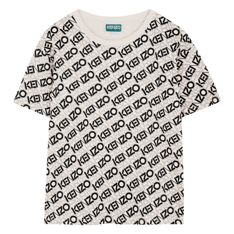 Baumwoll-T-Shirt mit Print KENZO KIDS 
                        BOY