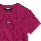 Strukturiertes Kurzarmkleid DKNY 
                    GIRL