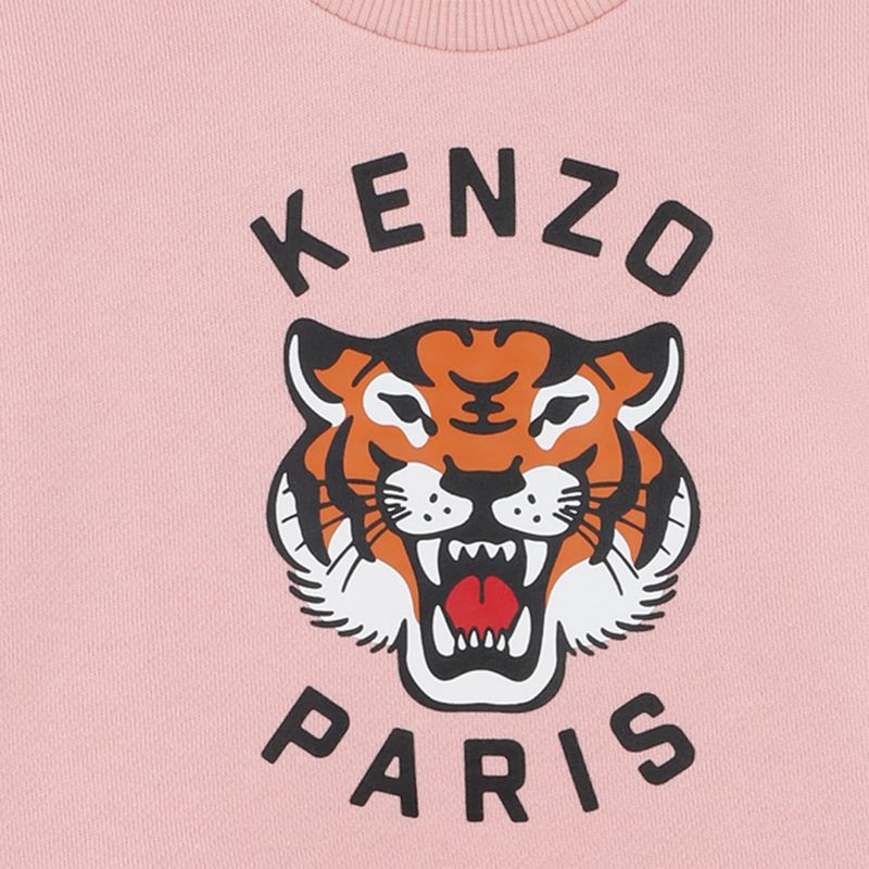 Kleid aus Fleece KENZO KIDS 
                        GIRL