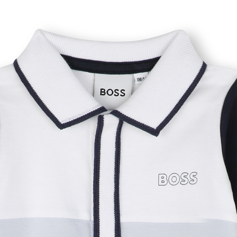 Dreifarbiger Polo-Pyjama BOSS 
                        BOY