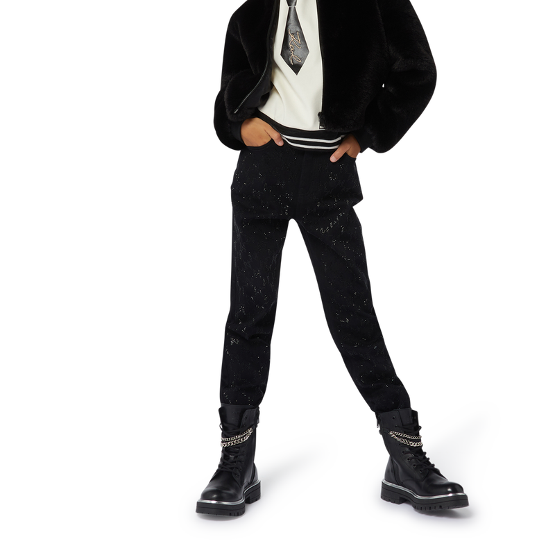 Oberteil mit Krawattenmotiv KARL LAGERFELD KIDS 
                        GIRL