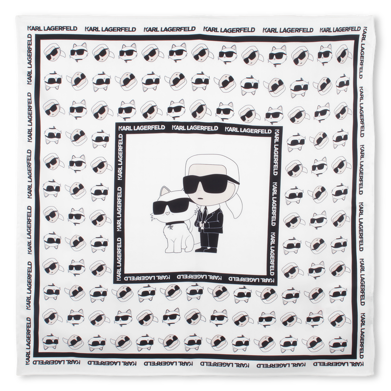Bedrucktes Halstuch KARL LAGERFELD KIDS 
                        GIRL