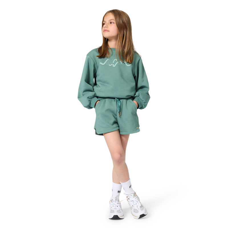 FLEECE-SHORTS BOSS 
                        GIRL