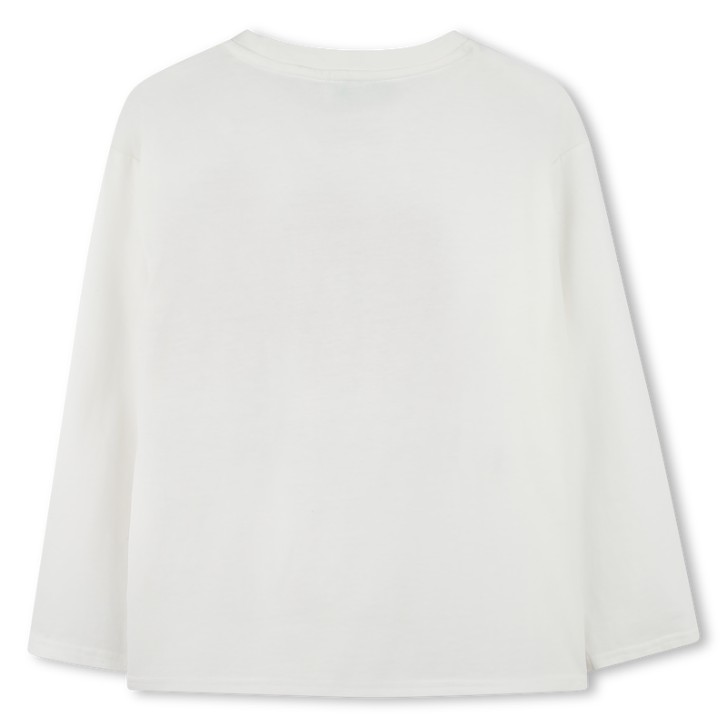 Lang&auml;rmeliges T-Shirt aus Jersey KENZO KIDS 
                        UNISEX