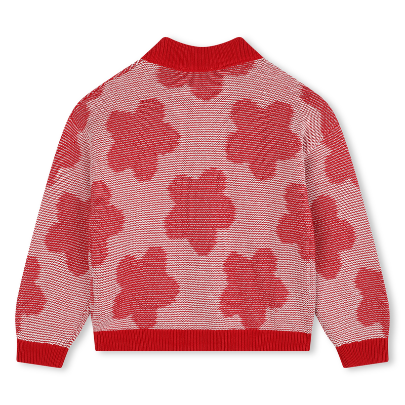 Cardigan mit Blumenmuster KENZO KIDS 
                        GIRL