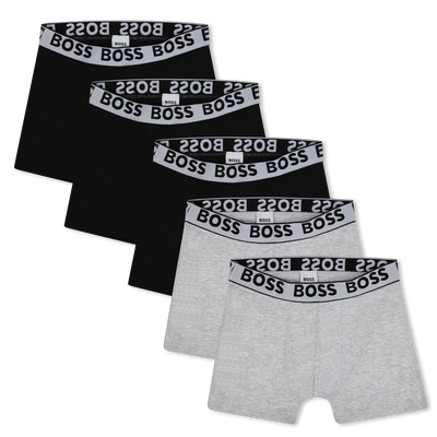 Set mit 5 Baumwoll-Boxershorts BOSS BOY
