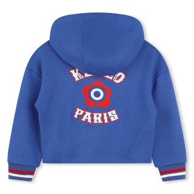 Besticktes Kapuzen-Sweatshirt KENZO KIDS GIRL