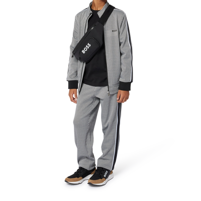 Cardigan mit Zip und Print BOSS BOY