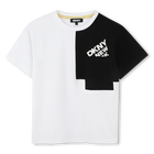 Weites T-Shirt mit Tasche DKNY 
                    UNISEX