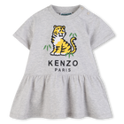 Kleid mit druckknopf&ouml;ffnung KENZO KIDS 
                    GIRL