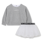 Set aus Sweatshirt und Rock KARL LAGERFELD KIDS 
                    GIRL