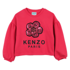 Lang&auml;rmeliges Sweatshirt mit Ballon KENZO KIDS 
                    GIRL