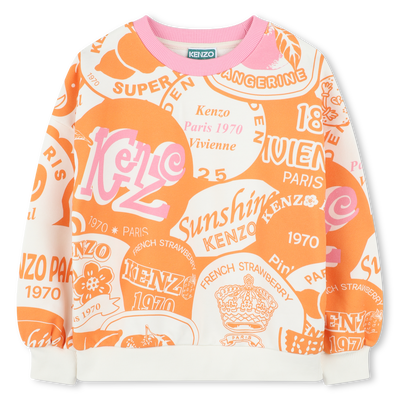 Sweatshirt aus Molton KENZO KIDS GIRL