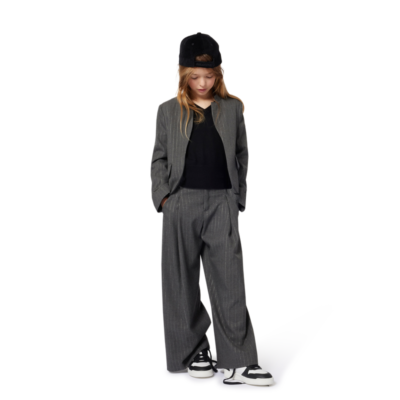 Kontrastierender Pullover mit V-Ausschnitt und R&uuml;c ZADIG & VOLTAIRE 
                        GIRL