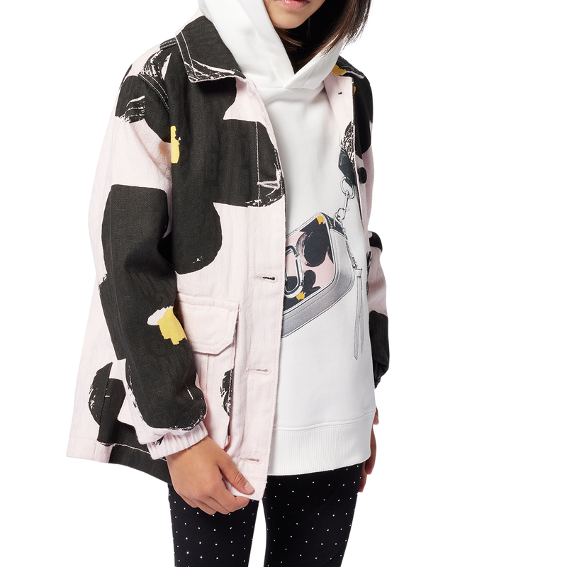 Molton-Kapuzensweatshirt MARC JACOBS 
                        GIRL