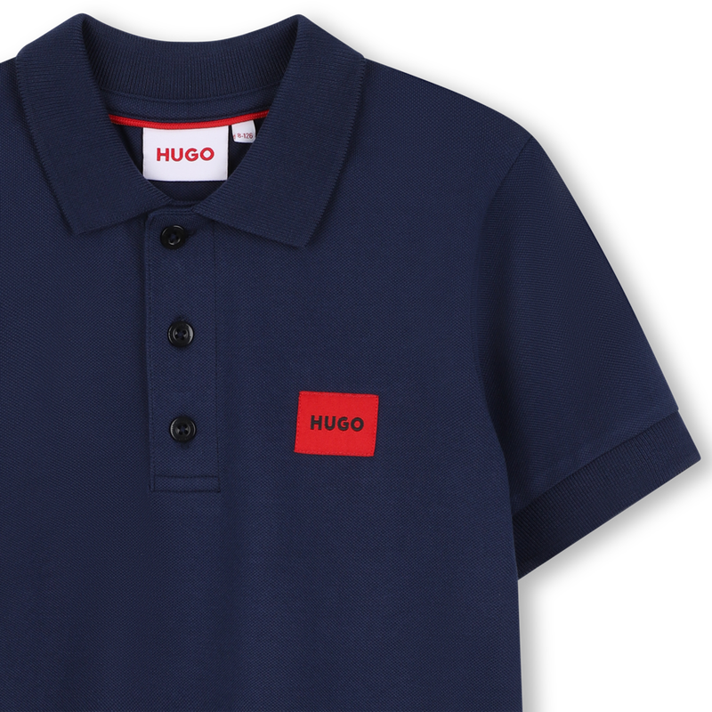 KURZ&Auml;RMELIGES POLOSHIRT HUGO 
                        BOY