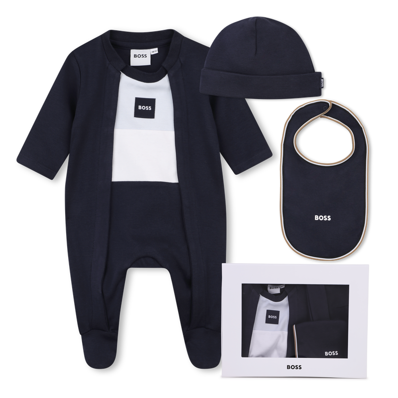 Pyjama-Set mit M&uuml;tze und L&auml;tzchen BOSS 
                        BOY