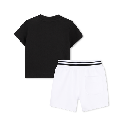 SET AUS T-SHIRT UND BERMUDASHORTS KARL LAGERFELD KIDS BOY