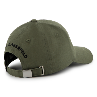 Verstellbares Baumwoll-Cap KARL LAGERFELD KIDS BOY