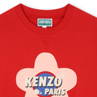 Sweatshirt aus ungeb&uuml;rstetem Fleece KENZO KIDS 
                    GIRL