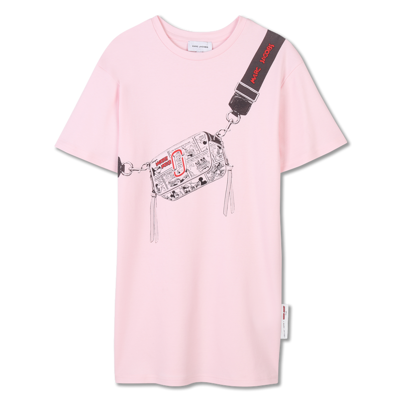 Kurz&auml;rmeliges Baumwollkleid MARC JACOBS 
                        GIRL