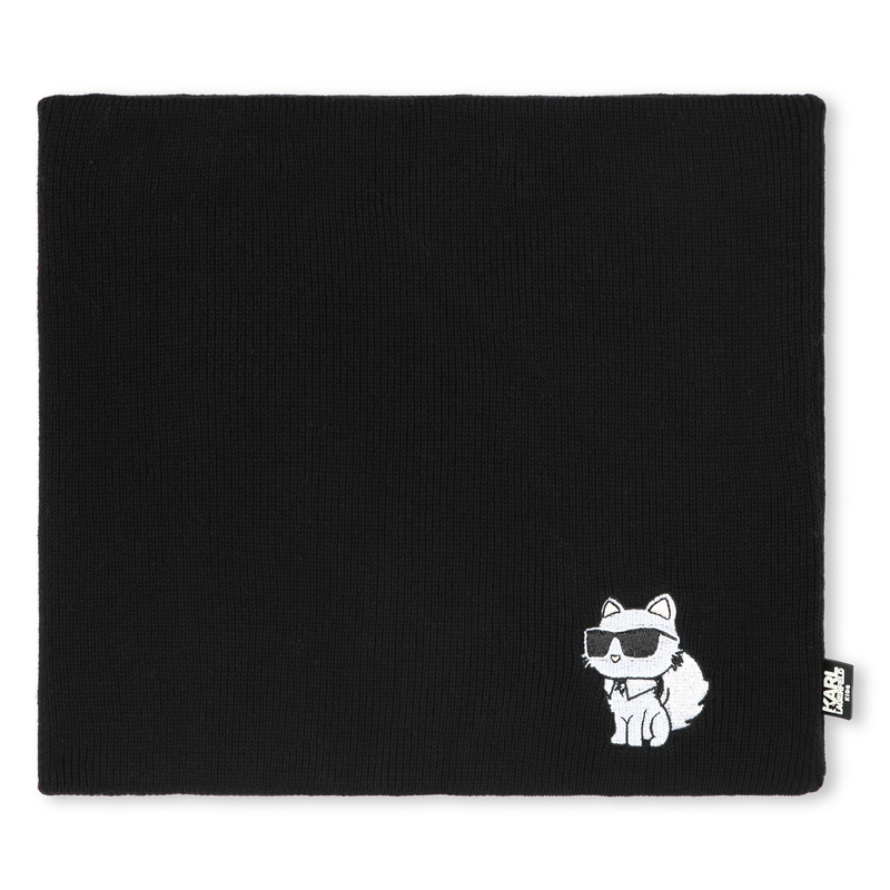 Set aus M&uuml;tze und Halsw&auml;rmer KARL LAGERFELD KIDS 
                        GIRL