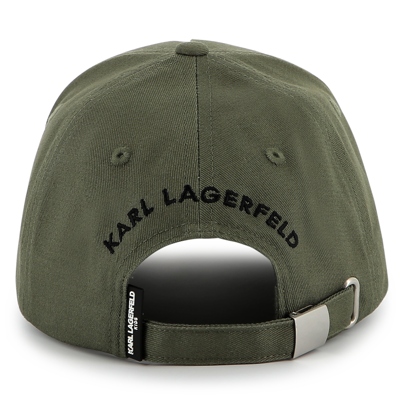 Verstellbares Baumwoll-Cap KARL LAGERFELD KIDS 
                        BOY
