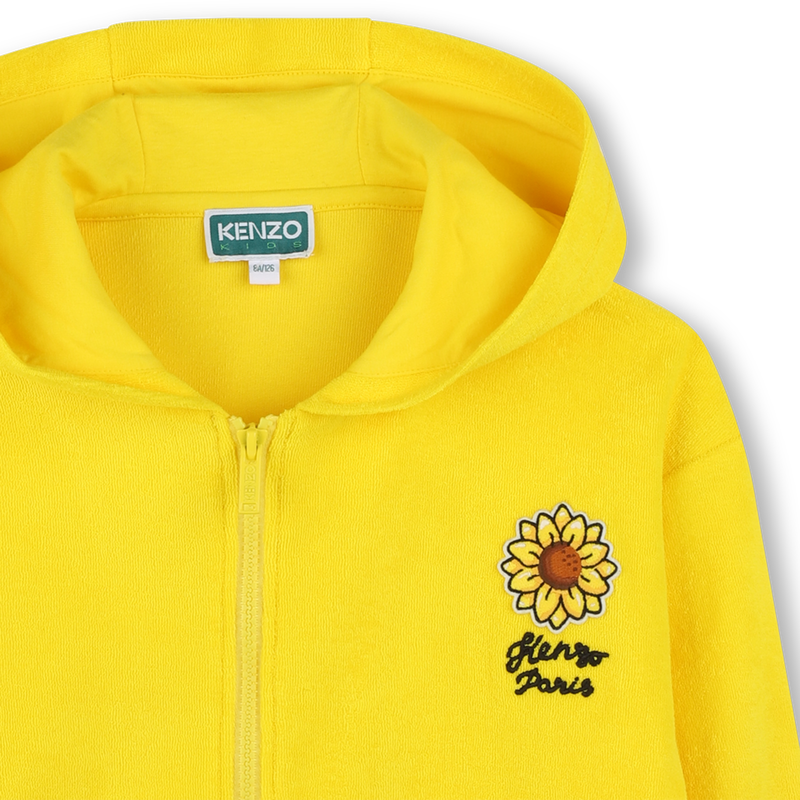Joggingjacke aus Frottee KENZO KIDS 
                        GIRL