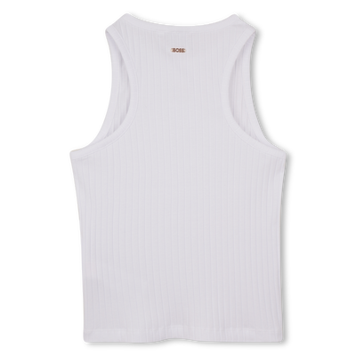 TANKTOP MIT METALLPLATTE BOSS GIRL