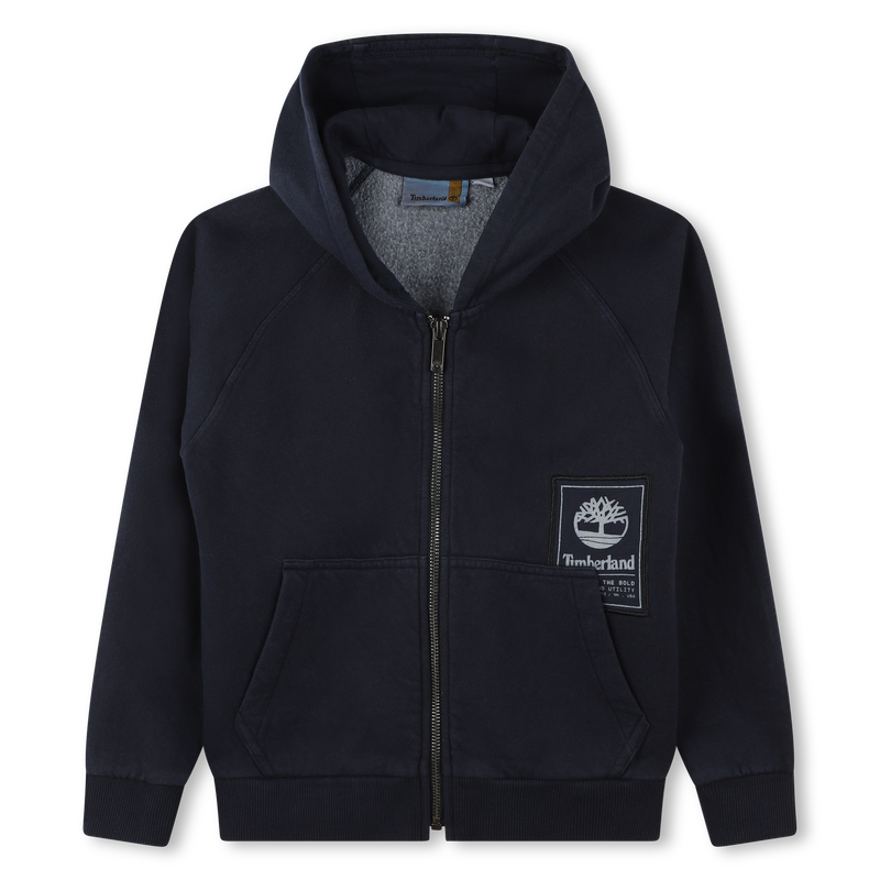Kapuzen-Cardigan aus Molton TIMBERLAND 
                        BOY