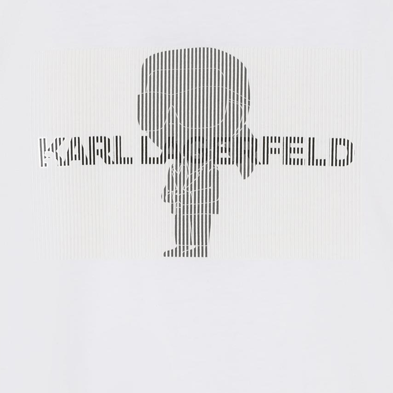 Kurz&auml;rmliges Baumwoll-Shirt KARL LAGERFELD KIDS 
                        BOY