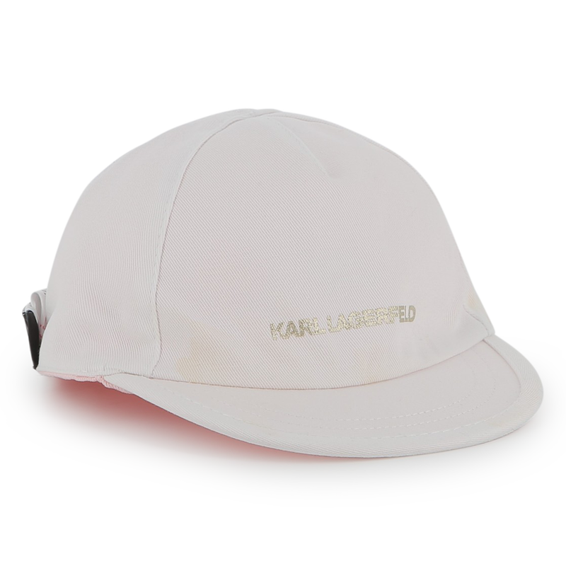 Wendbares Baumwoll-Cap KARL LAGERFELD KIDS 
                        GIRL