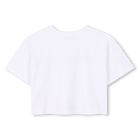 Kurzes T-Shirt mit Strass MARC JACOBS 
                    GIRL