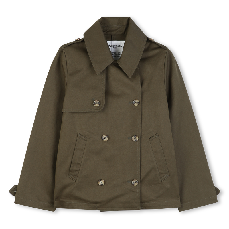 KURZER ZWEIREIHIGER TRENCHCOAT ZADIG & VOLTAIRE 
                        GIRL