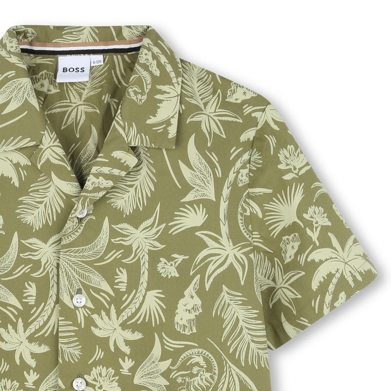Hemd aus Baumwollpopeline BOSS 
                        BOY