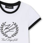Kurz&auml;rmeliges t-shirt KARL LAGERFELD KIDS 
                    GIRL