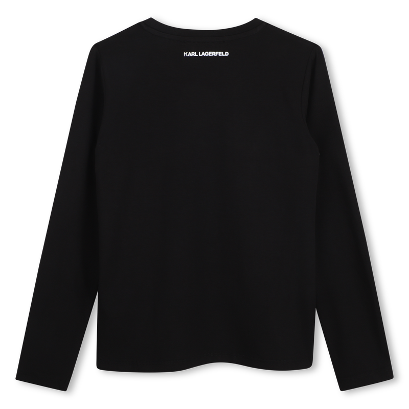 Langarm-T-Shirt KARL LAGERFELD KIDS 
                        GIRL