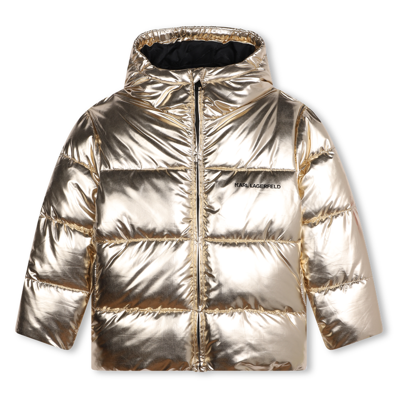 Wasserabweisende Kapuzenjacke KARL LAGERFELD KIDS 
                        GIRL