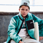 Cardigan aus Pl&uuml;sch HUGO 
                    BOY