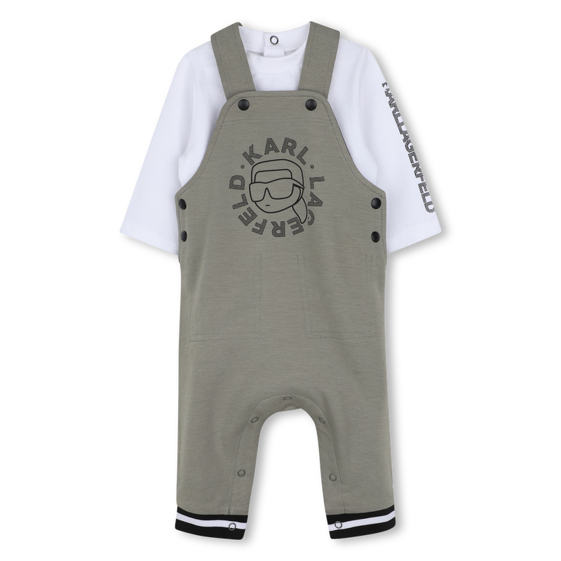 Overall- und T-Shirt-Set KARL LAGERFELD KIDS 
                        BOY
