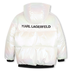 Steppjacke mit Kapuze KARL LAGERFELD KIDS 
                    GIRL