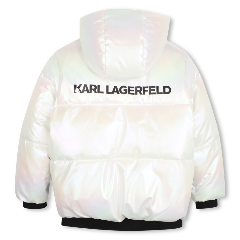 Steppjacke mit Kapuze KARL LAGERFELD KIDS 
                        GIRL