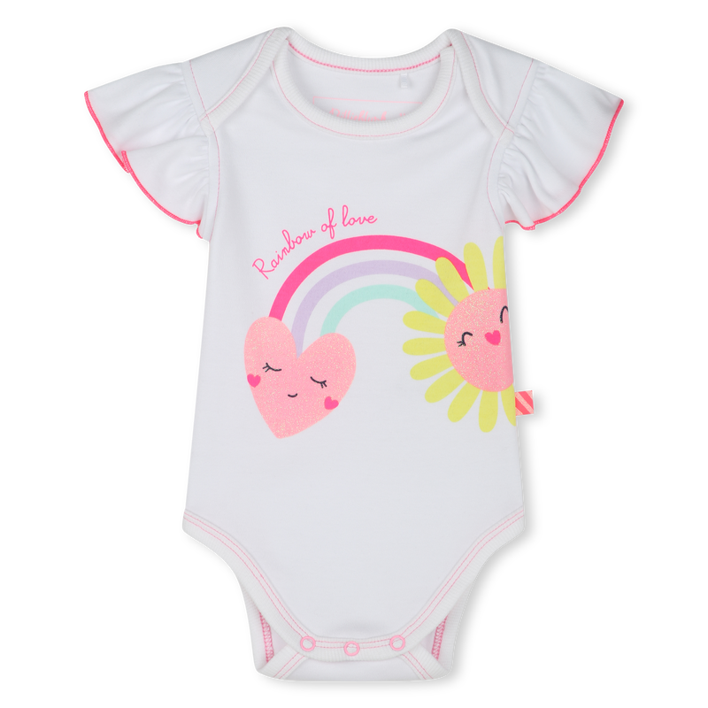 Kurz&auml;rmeliger Baumwoll-Body BILLIEBLUSH 
                        GIRL
