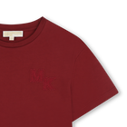 Kurz&auml;rmeliges T-Shirt aus Jersey MICHAEL KORS 
                    GIRL