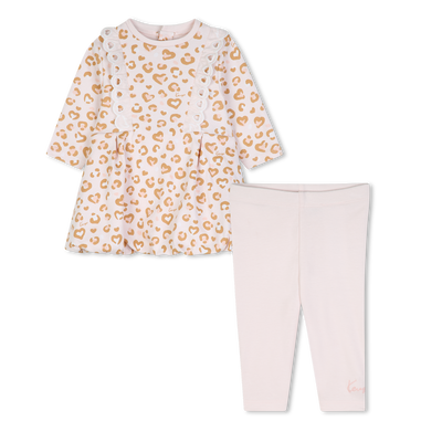 Set aus Kleid und Leggings KENZO KIDS M&Auml;DCHEN