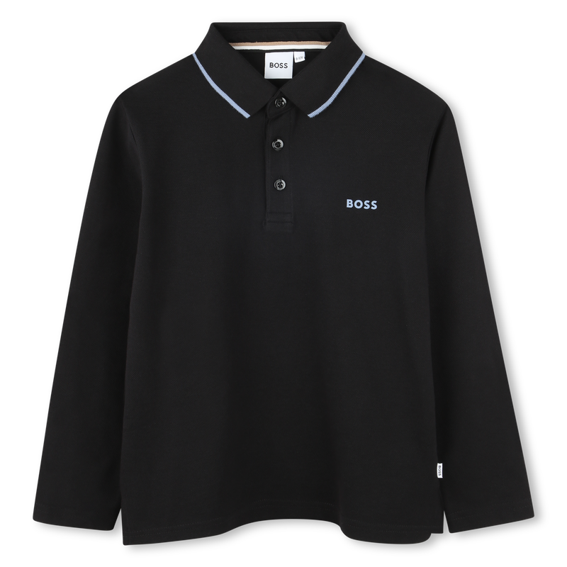 Langarm-Poloshirt BOSS 
                        BOY
