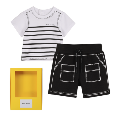 SET AUS T-SHIRT UND SHORTS MARC JACOBS UNISEX