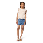 T-shirt mit blumenstickerei CHLOE 
                    GIRL