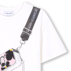 Kurz&auml;rmeliges Baumwollkleid MARC JACOBS 
                    GIRL